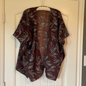 Brown+blue Kimono